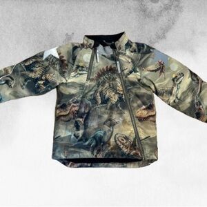 MOLO Dinosaur Print Kids Ski Jacket